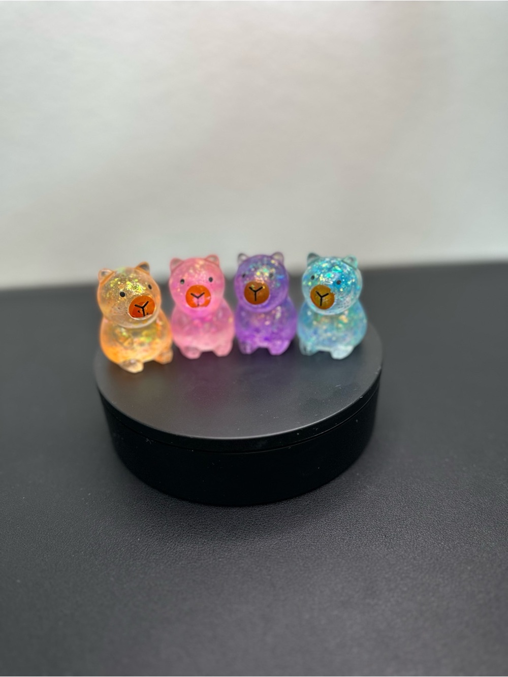 Mini Capybara Sugar Texture Squishy’s x4